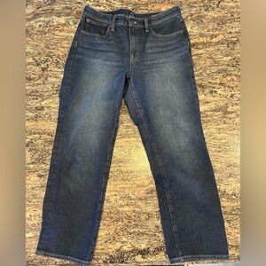 J. Crew Dark Indigo Straight Jeans
